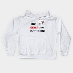 This crazy (white version) Kids Hoodie